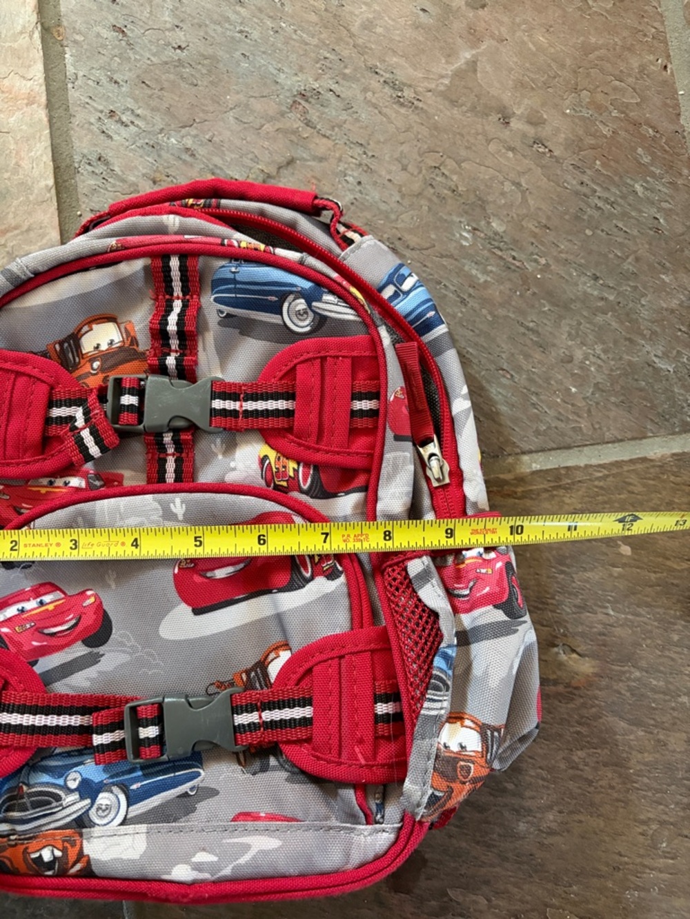 Pottery barn Kids Lightning McQueen Disney Pixar backpack Mini Small - Picture 7 of 9